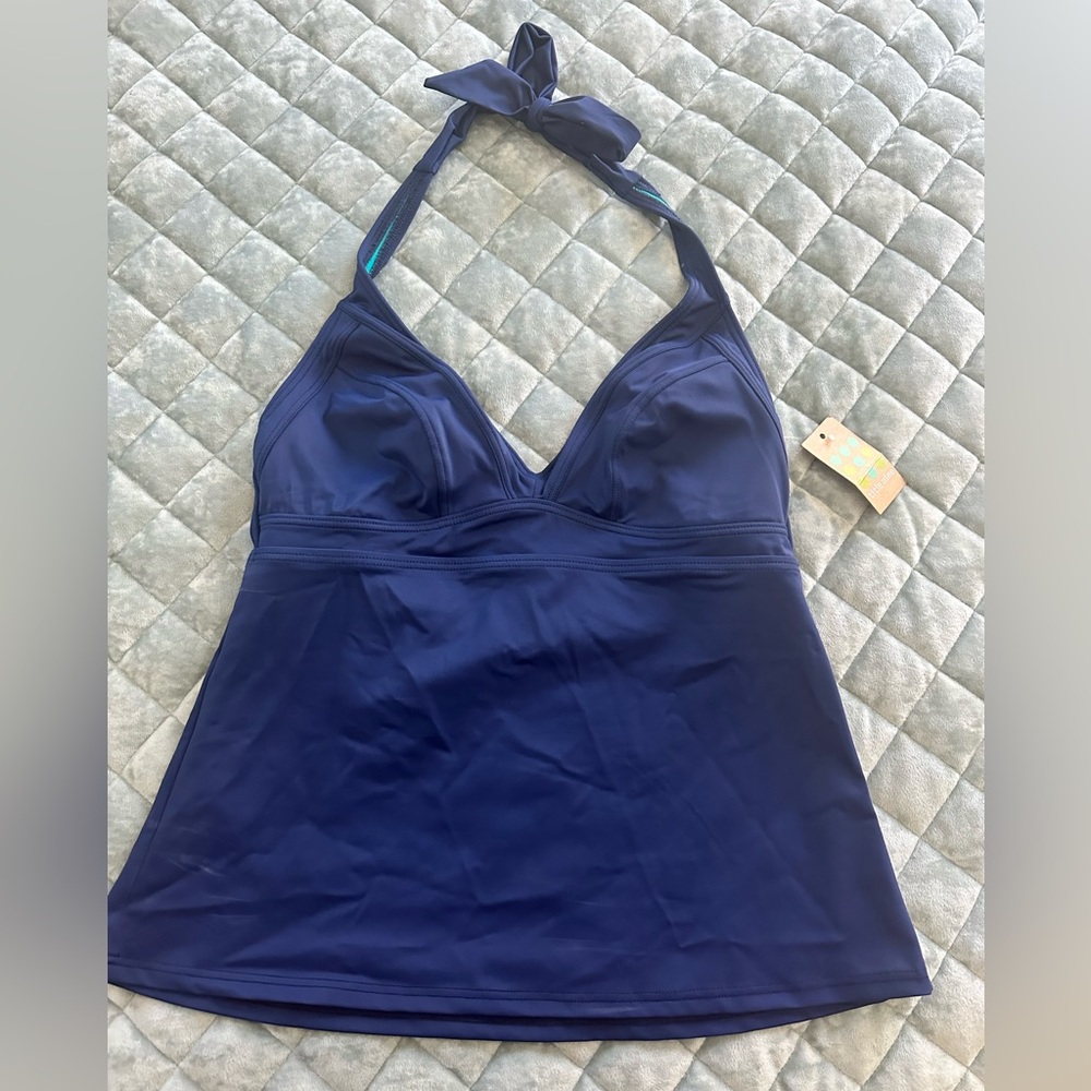 Title Nine Navy Tankini NWT M